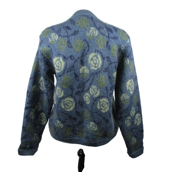 EQUORIAN Heritage Cardigan Mohair Sweater Size M 10/12 - Picture 4 of 7